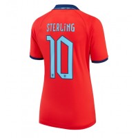 Englanti Raheem Sterling #10 Vieraspaita Naiset MM-kisat 2022 Lyhythihainen